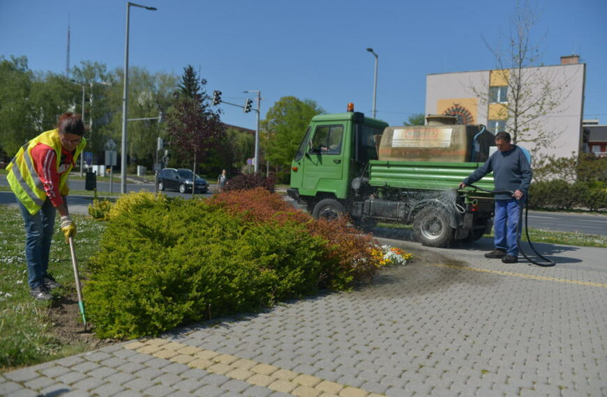 A város növényzetét és köztereit rendben tarták