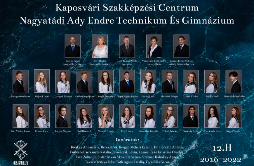 Az Ady ballagási tablóképei