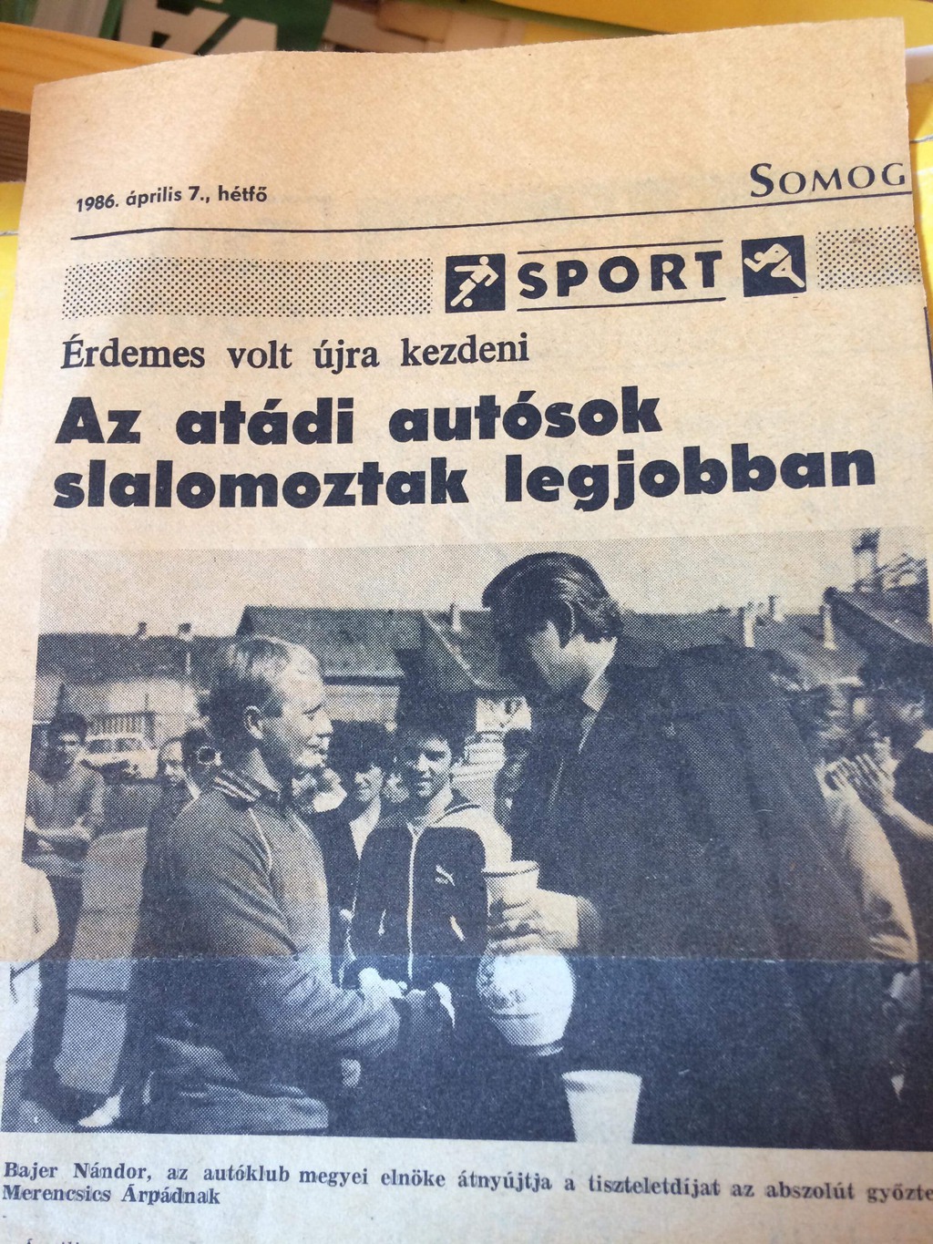Utoljára 32 éve volt nagyatádon Szlalom Kupa (3 / 2. kép)