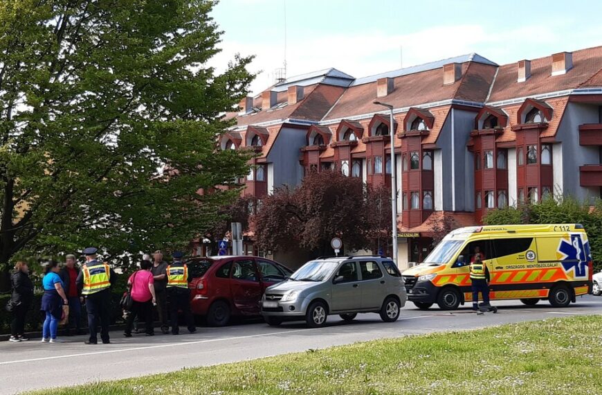 A balesetnél éppen helyszínelnek