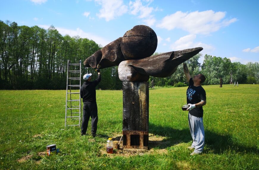 Állagmegóvás a szoborparkban