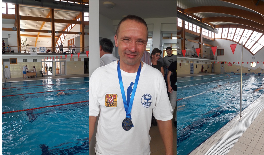 Zimányi András extrém úszó is a nagyatádi versenyen vett részt (1 / 1. kép)