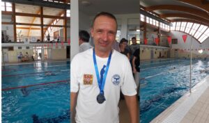 Zimányi András extrém úszó is a nagyatádi versenyen vett részt