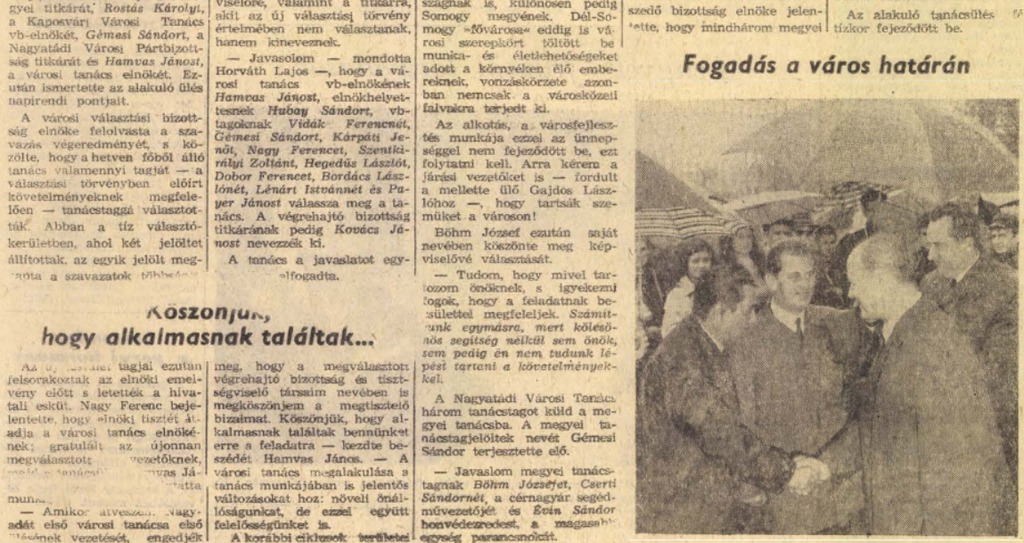 A Somogyi Néplap 1971. április 29-i lapszámából (3 / 2. kép)