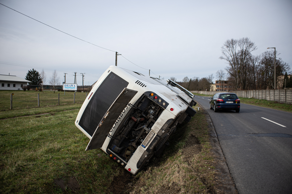 Ma reggel történt a baleset Nagyatádon. Fotók: Röhrig Dániel (5 / 1. kép)