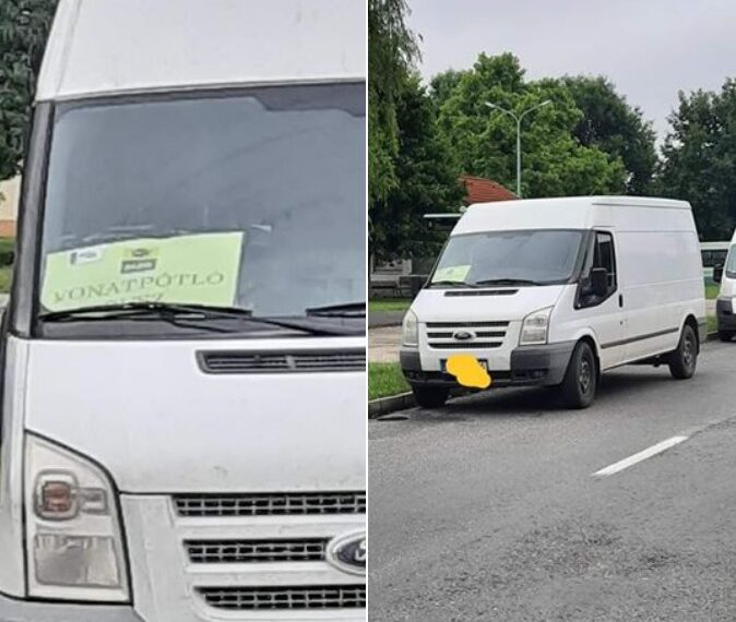 A MÁV által küldött fénykép