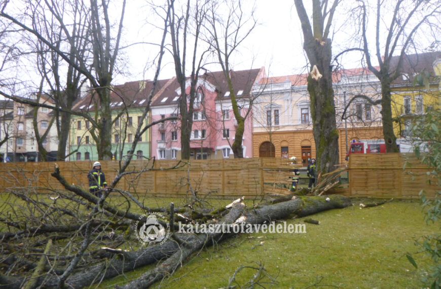 A marcali tűzoltóknak is akadt munkájuk