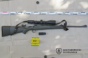 A felhasznált képet a nyomozó hatóság készítette az egyik lőfegyverről.