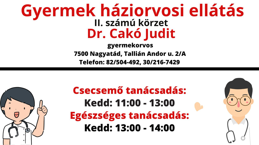 Orvosi rendelési időpontok Nagyatádon (22 / 13. kép)