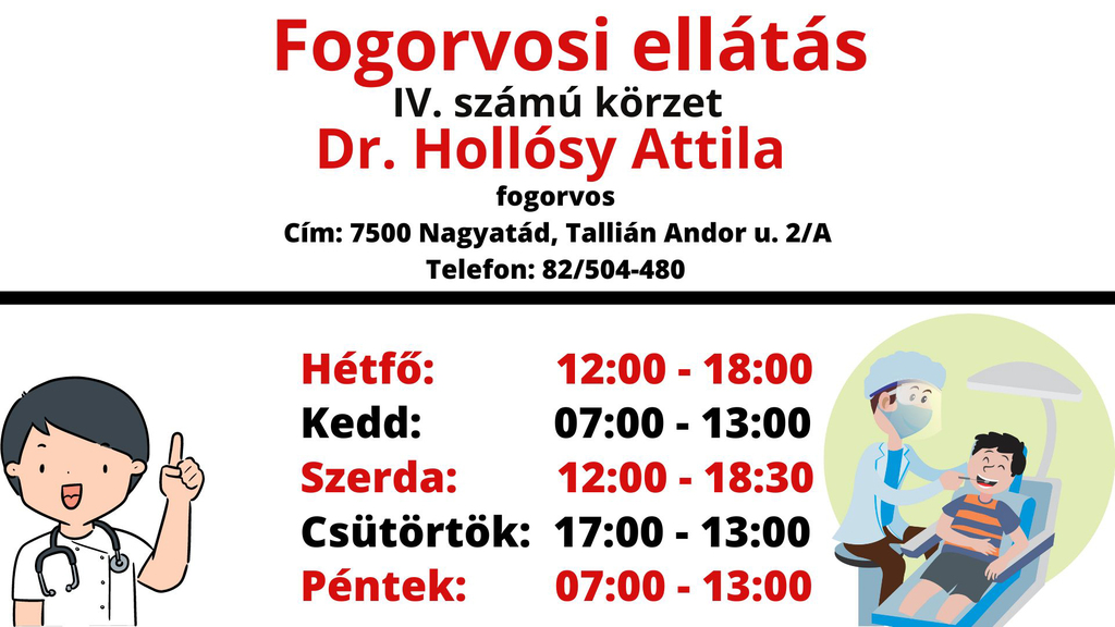 Orvosi rendelési időpontok Nagyatádon (22 / 17. kép)