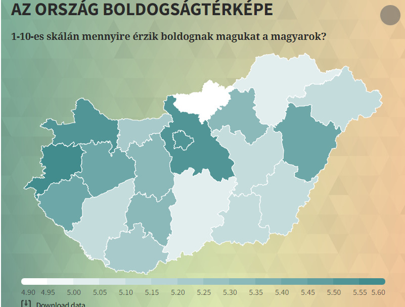 Boldogságtérkép