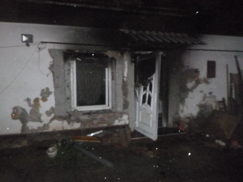 Tűz egy bolhói családi házban - Barcs HTP (2 / 1. kép)