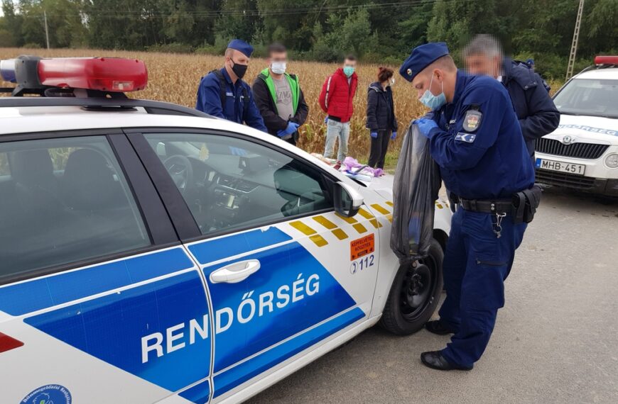 A rendőrség felvételei