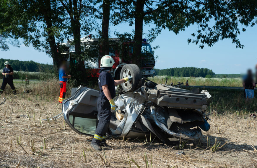 Az autó valószínűleg többször is megprördült