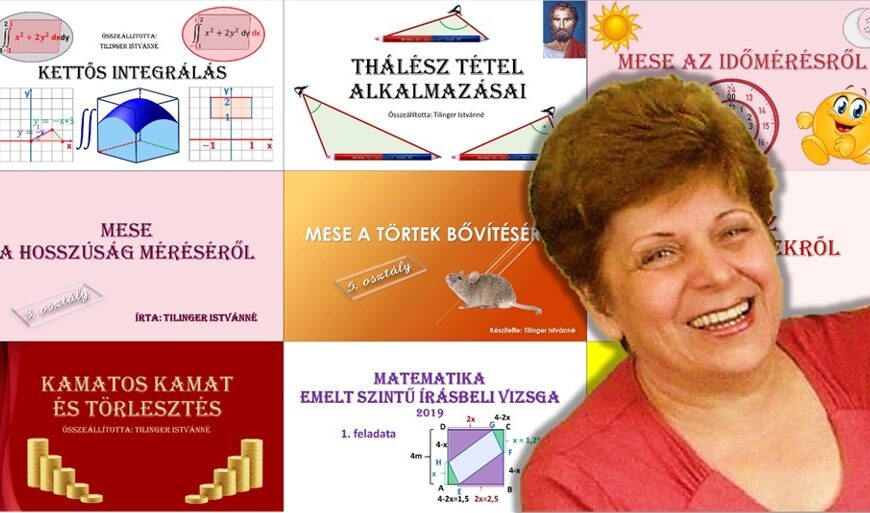 Az Emberi Erőforrások Minisztere, a több évtizeden át tartó, kimagasló szakmai munkája elismeréseként Pedagógus Szolgálati Emlékérem kitüntetést adományoz Tilinger Istvánné pedagógus részére.