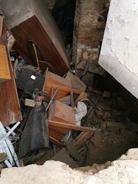 A horvátországi földmozgások okozhatták a pince beomlását a segesdiek szerint (4 / 4. kép)