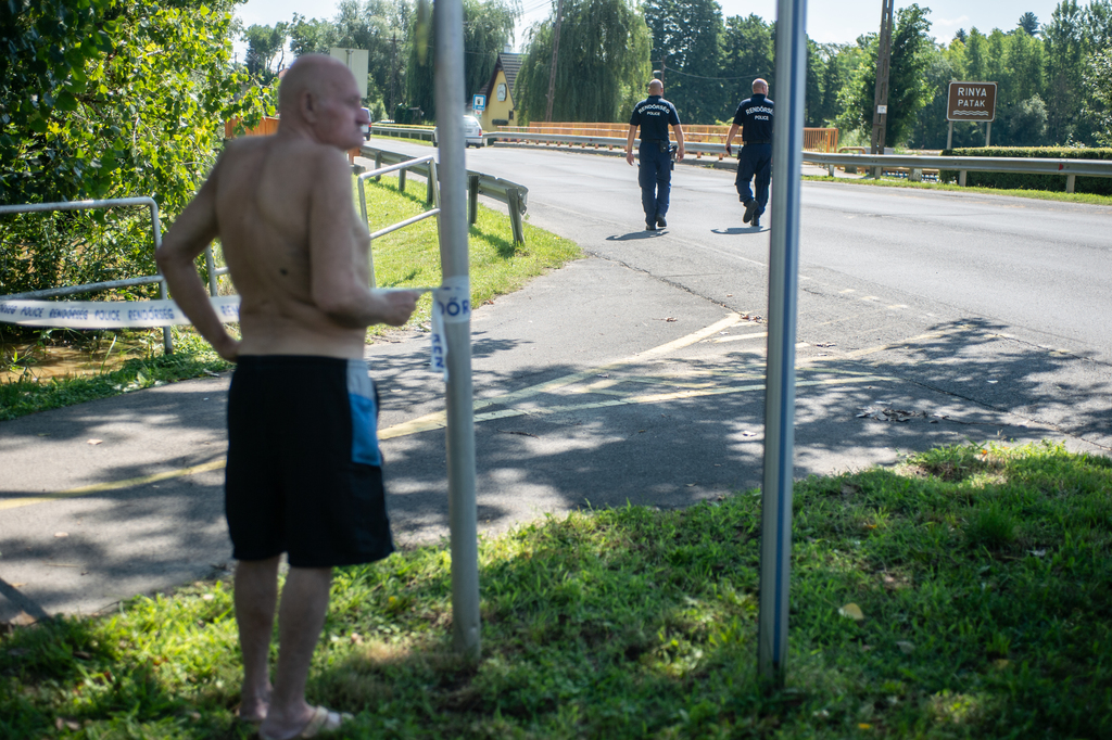 A 681-es utat is le kellett zárni Lábod felé (7 / 4. kép)