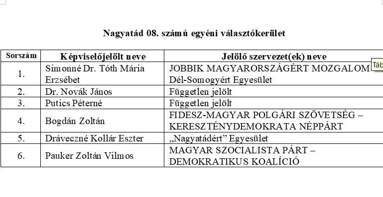 Az önkormányzati választások jelöltjei Nagyatádon 2019. (6 / 5. kép)