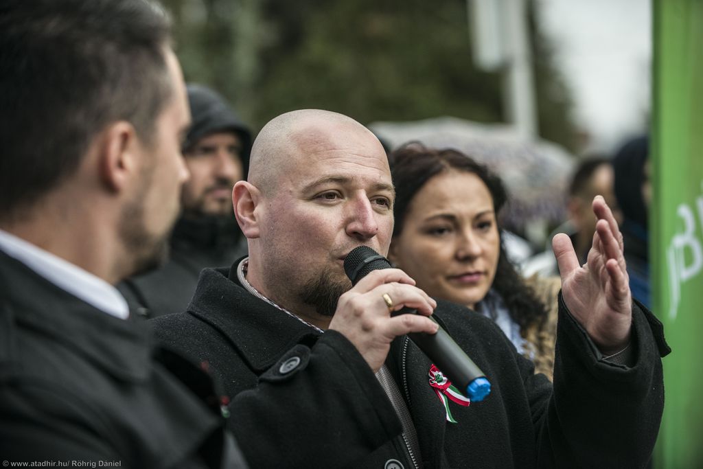 Ander Balázs országgyűlési képviselő köszönti a megjelenteket