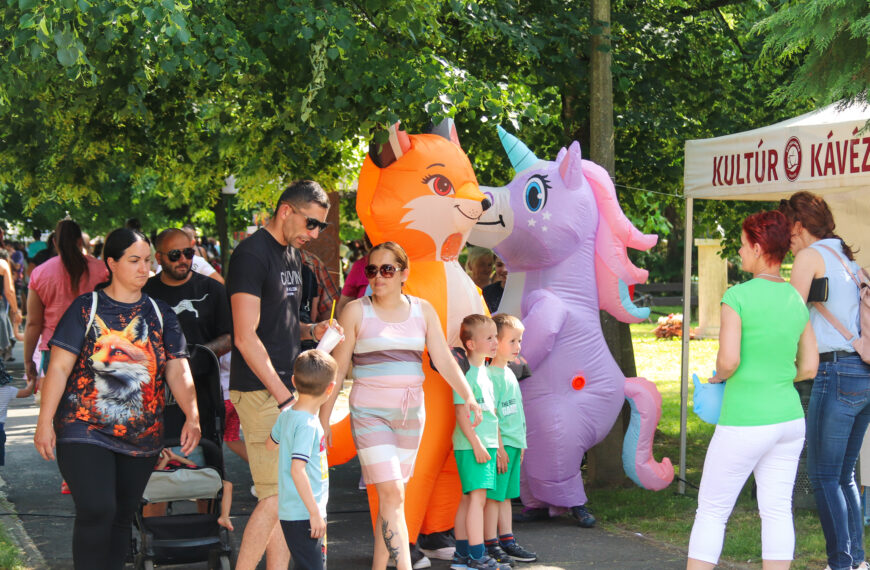 Gyermekzsivajtól volt hangos a nagyatádi Szent István park